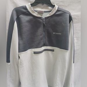 Men’s Columbia Quarter Zip Sweatshirt Size Large